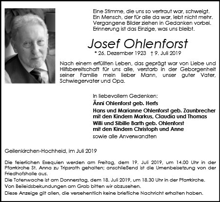 Josef Ohlenforst