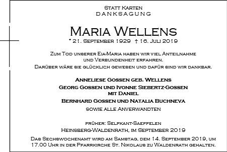 Maria Wellens