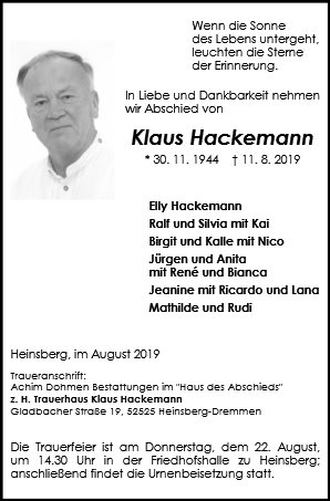 Klaus Hackemann