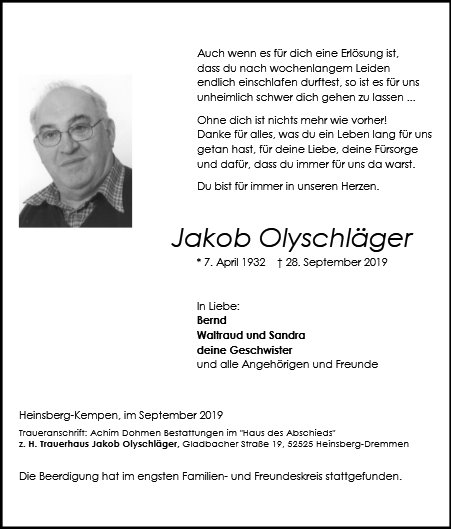 Jakob Olyschläger