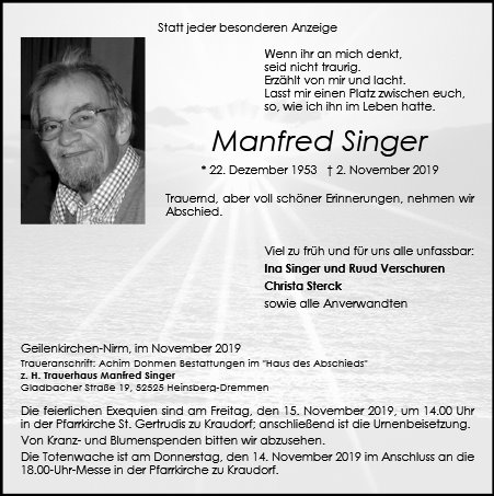Manfred Singer