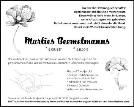 Marlies Beemelmanns