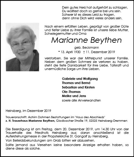Marianne Beythen