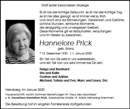 Hannelore Prick