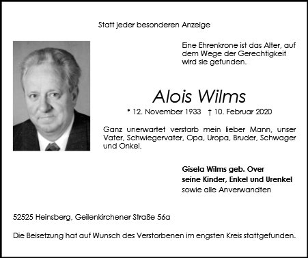 Alois Wilms