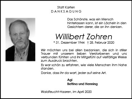 Willibert Zohren