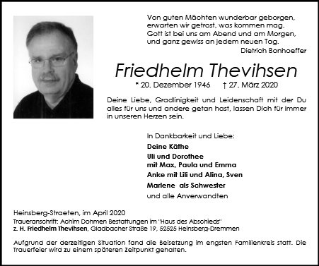 Friedhelm Thevihsen