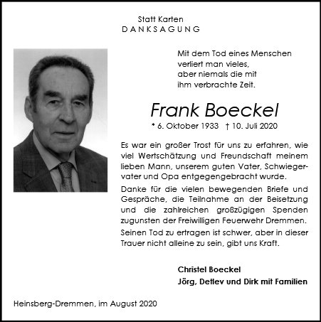 Frank Boeckel