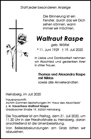 Waltraut Raspe