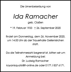 Ida Ramacher