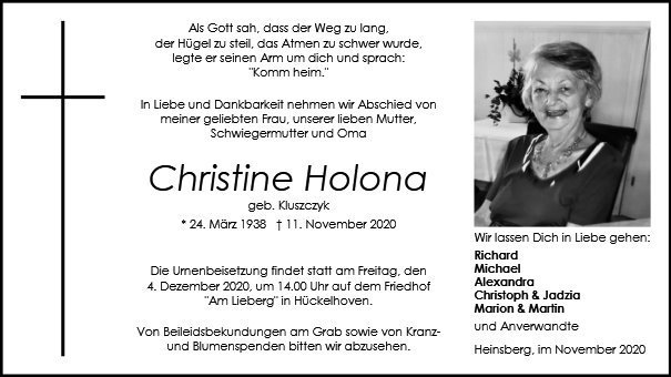 Christine Holona
