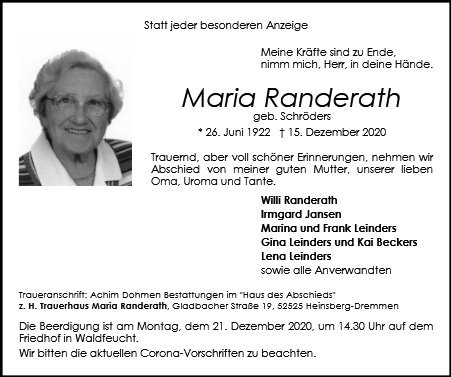 Maria Randerath