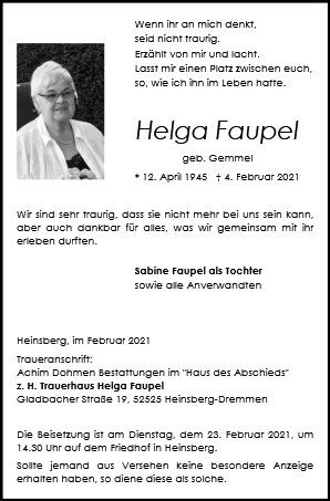 Helga Faupel