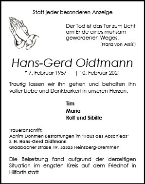 Hans-Gerd Oidtmann