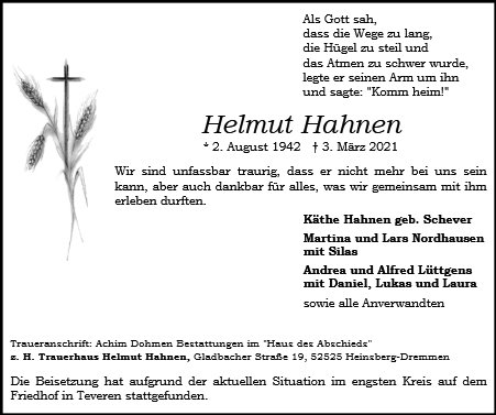 Helmut Hahnen