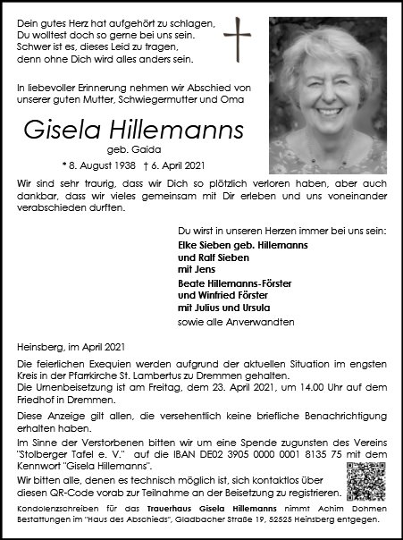 Gisela Hillemanns