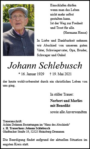Johann Schlebusch