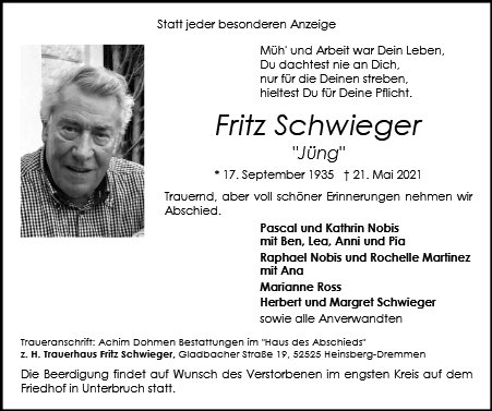 Fritz Schwieger