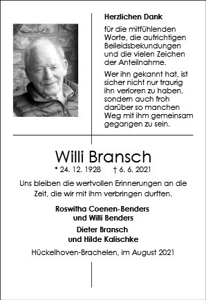 Willi Bransch