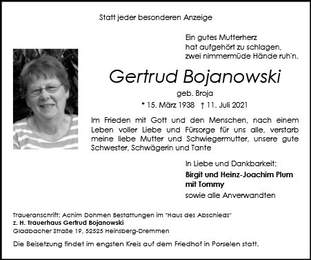 Gertrud Bojanowski