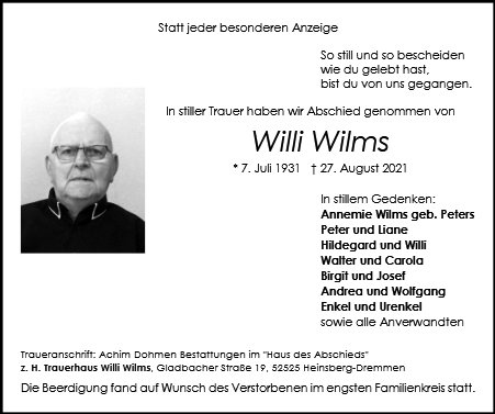 Willi Wilms