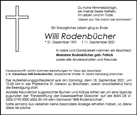 Willi Rodenbücher