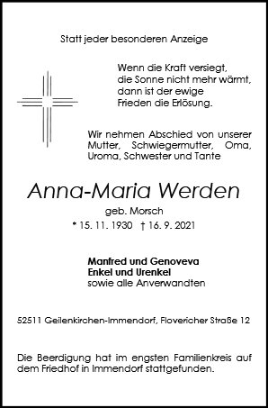 Anna-Maria Werden