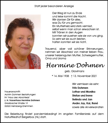 Hermine Dohmen