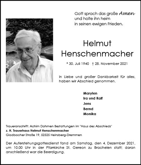 Helmut Henschenmacher