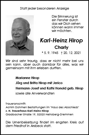 Karl-Heinz Hirop