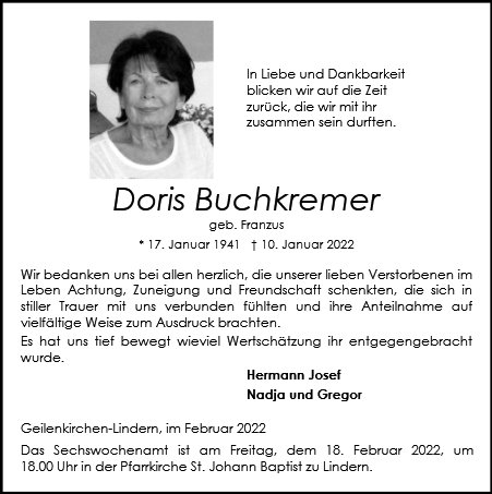 Doris Buchkremer