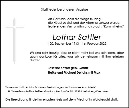Lothar Sattler