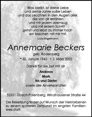 Annemarie Beckers