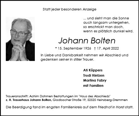 Johann Bolten
