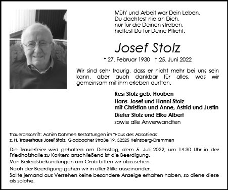 Josef Stolz