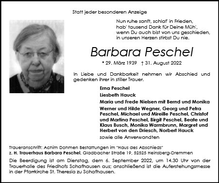 Barbara Peschel