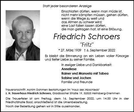 Friedrich Schroers
