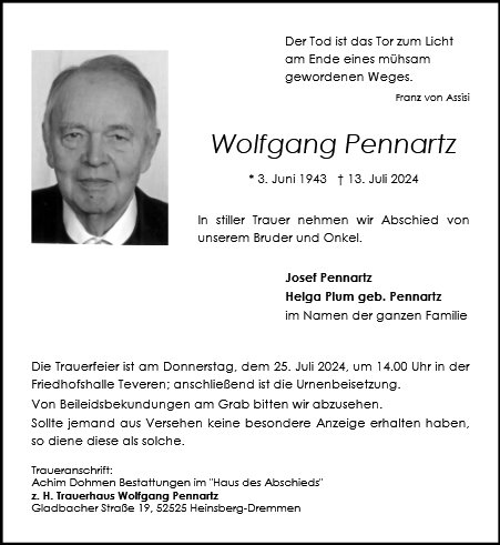 Wolfgang Pennartz