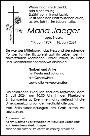 Maria Jaeger