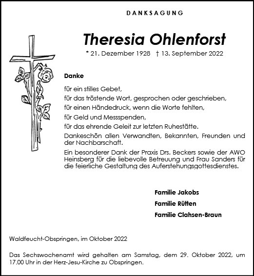 Theresia Ohlenforst