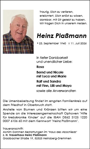 Heinz Plaßmann