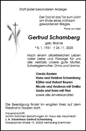 Gertrud Schamberg