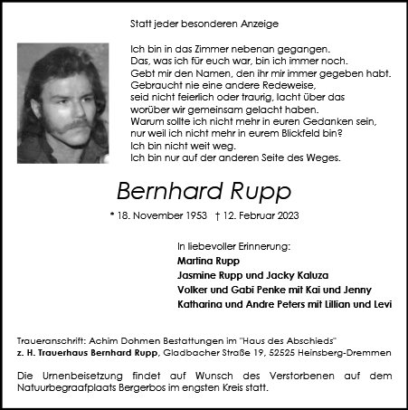 Bernhard Rupp