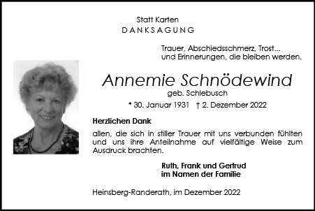 Annemie Schnödewind