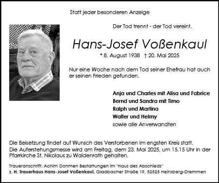 Hans-Josef Voßenkaul