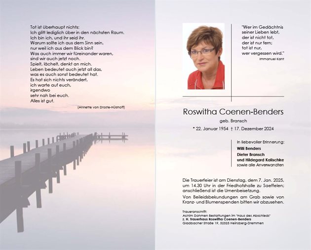 Roswitha Coenen-Benders