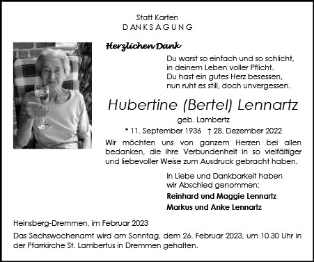 Hubertine Lennartz