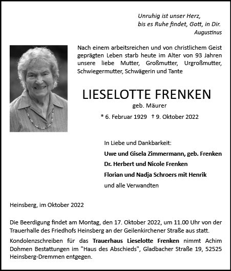 Lieselotte Frenken