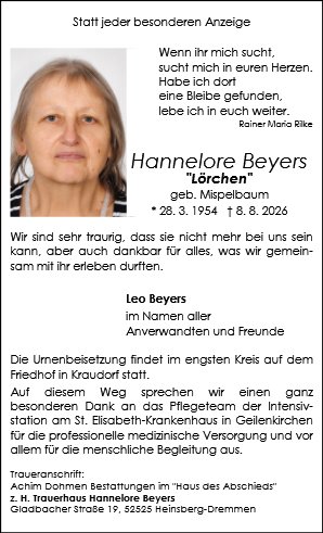 Hannelore Beyers