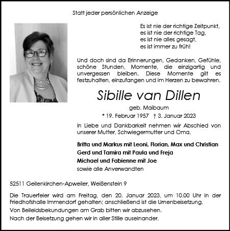 Sibille van Dillen